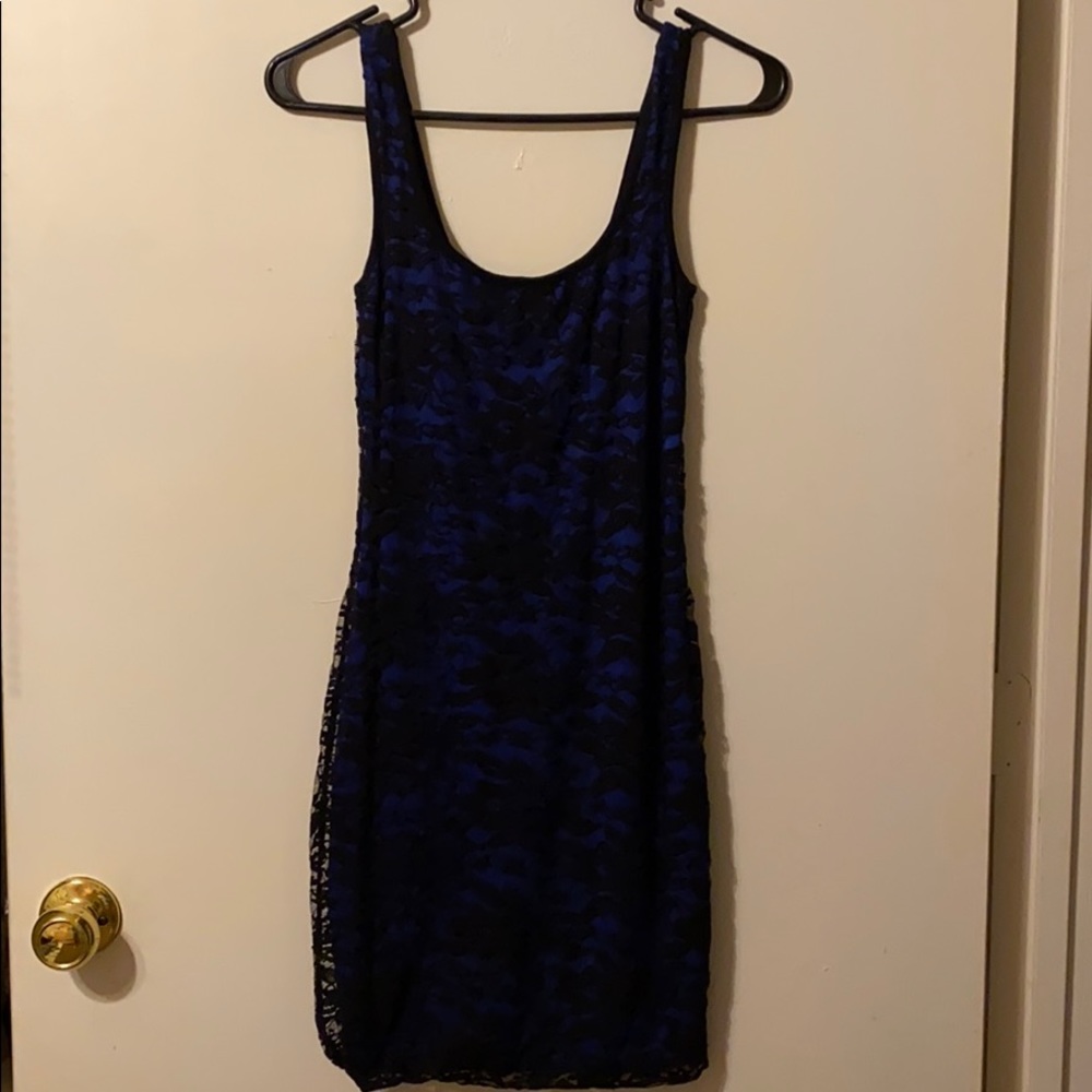 Mini dress with floral print